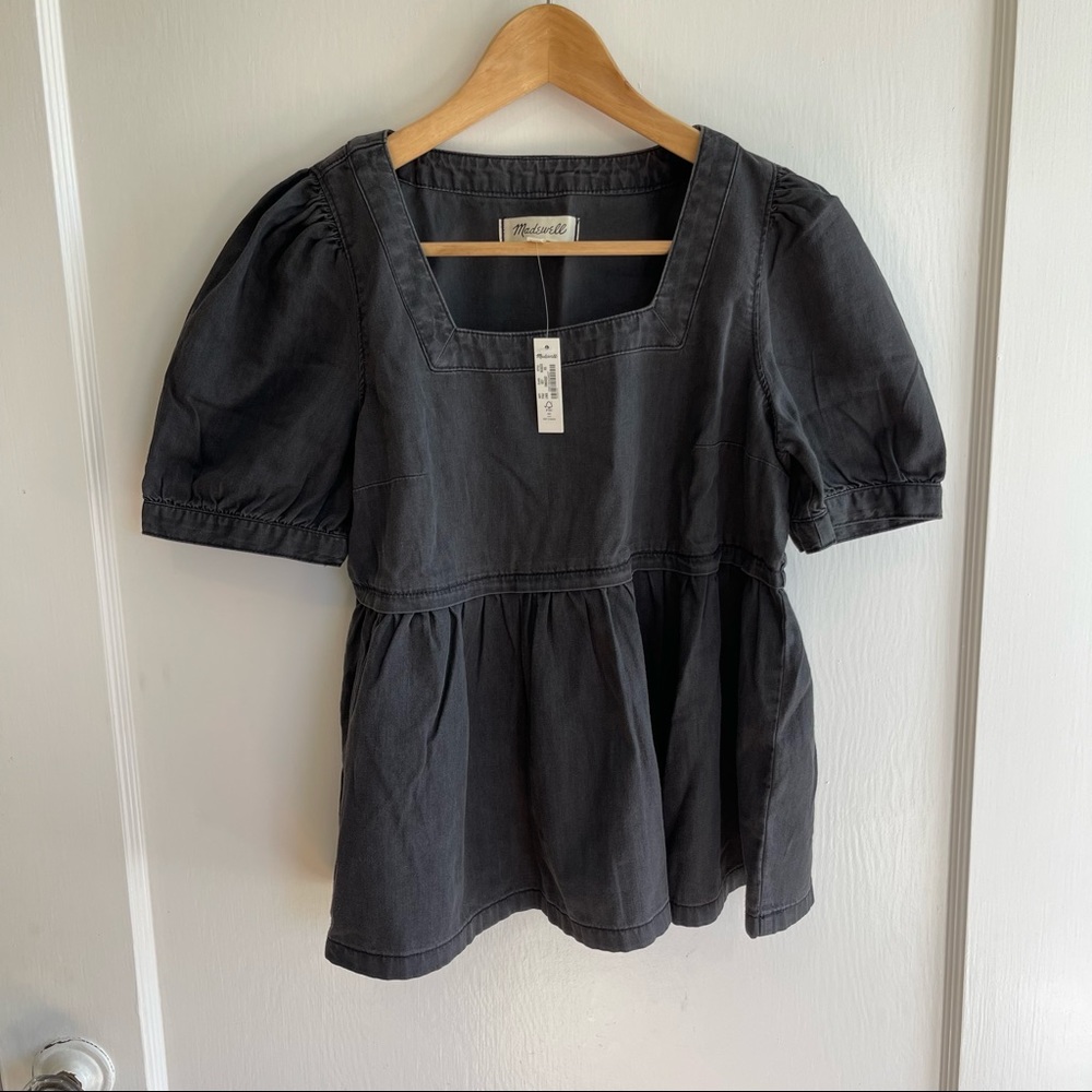 Madewell peasant top